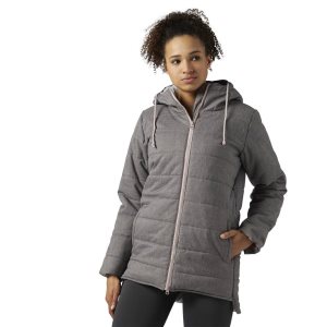 Reebok Classic Padded Jacke Damen - Rosa - DE 198-FRQ